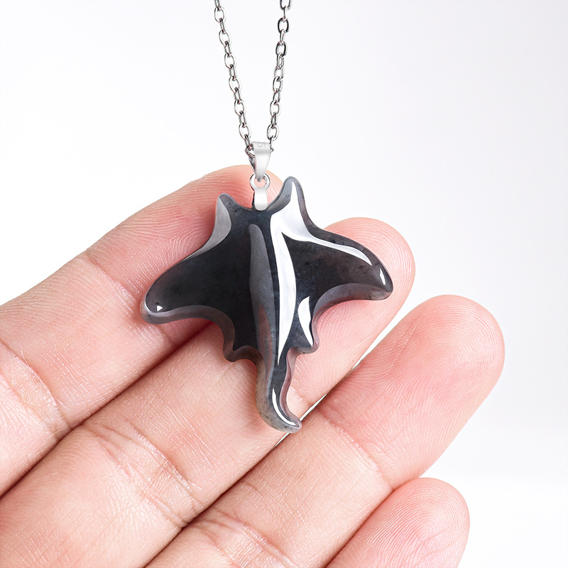 Necklaces - Grade A Natural Myanmar Jadeite Manta