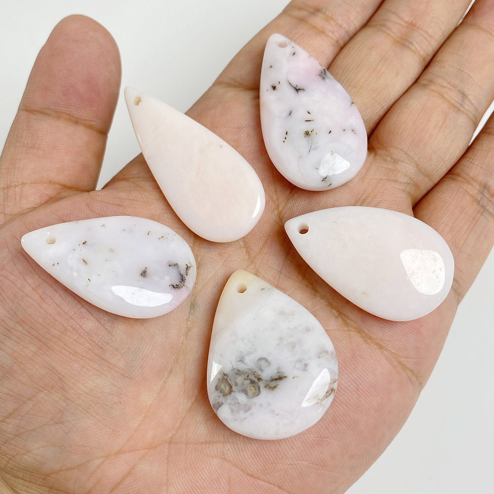1PC Big Waterdrop Shape Stone  - Crystal Pendant Necklace Natural Stone review and price