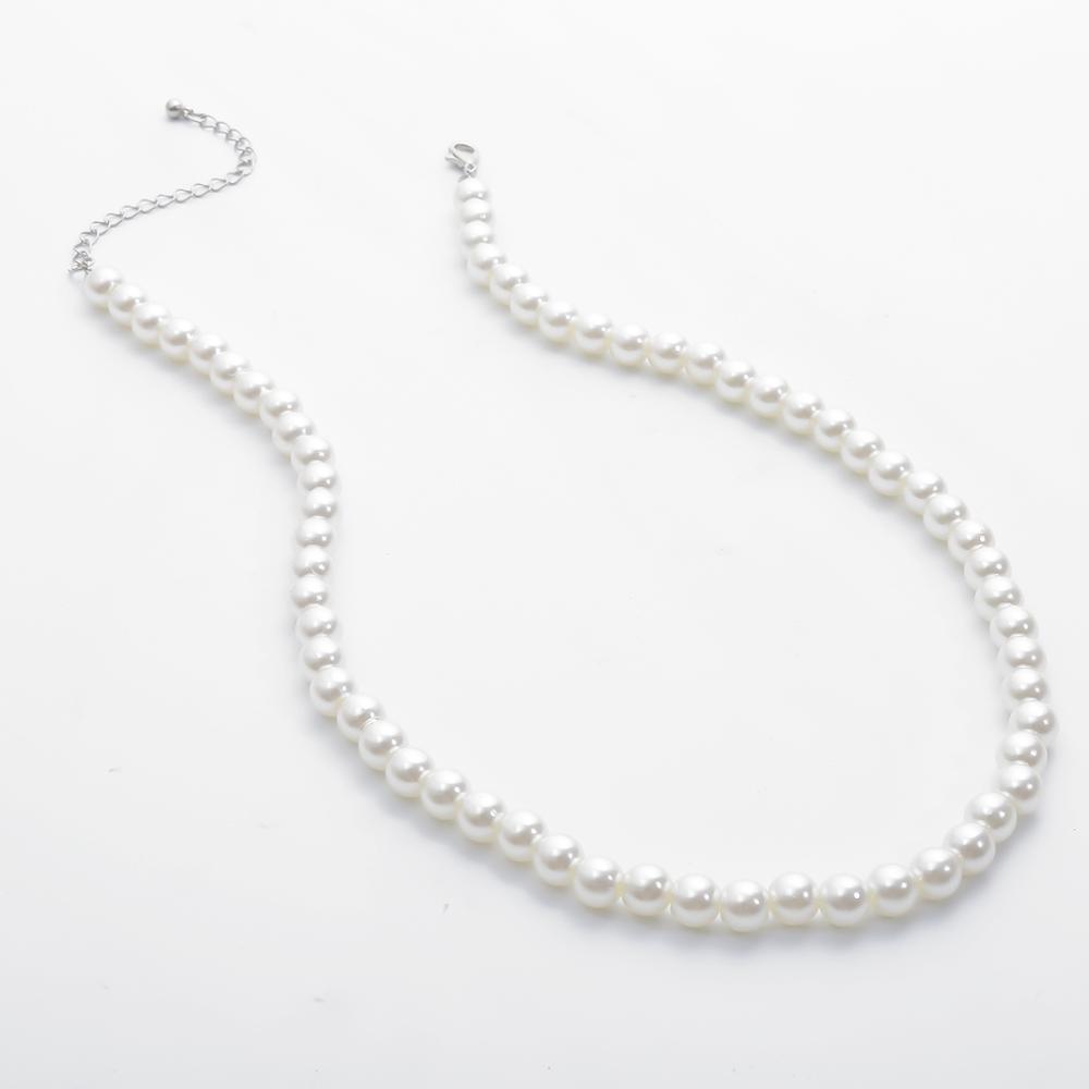 Minimalist Imitation Pearl Cho - Pearl Choker Necklace Vintage review and price