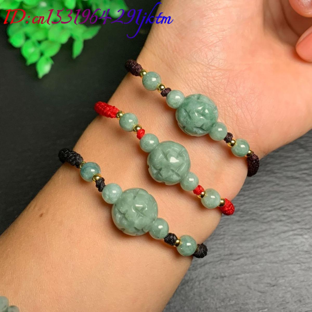 A Myanmar Jadeite Carve Bead B - Bracelets review and price