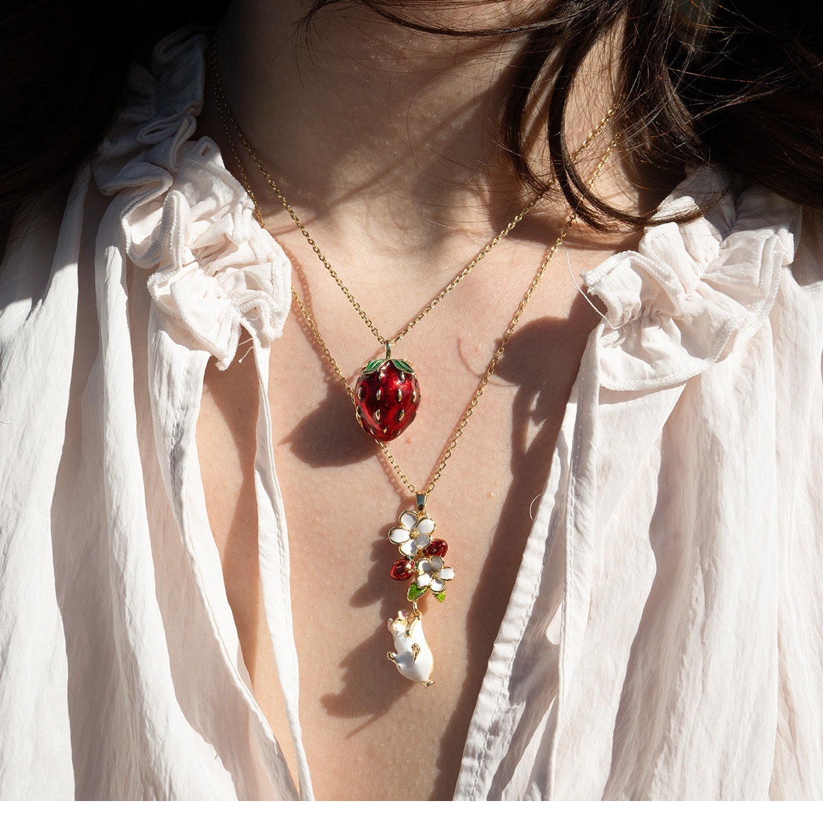 New Fruit Easter Egg Necklace  - Heart Locket Necklace Photo review and price