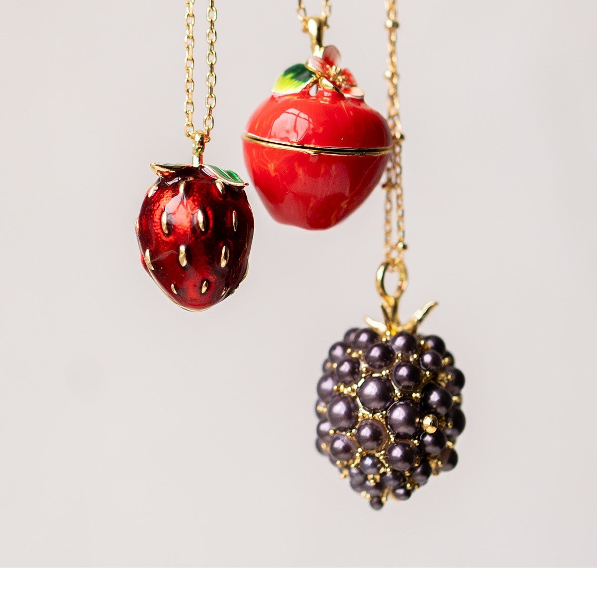 New Fruit Easter Egg Necklace  - Heart Locket Necklace Photo review and price