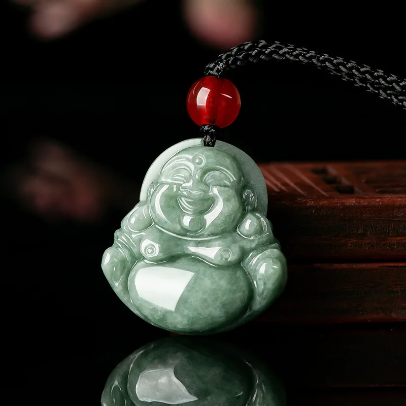 Green Burmese Jadeite Pendant  - Necklaces review and price