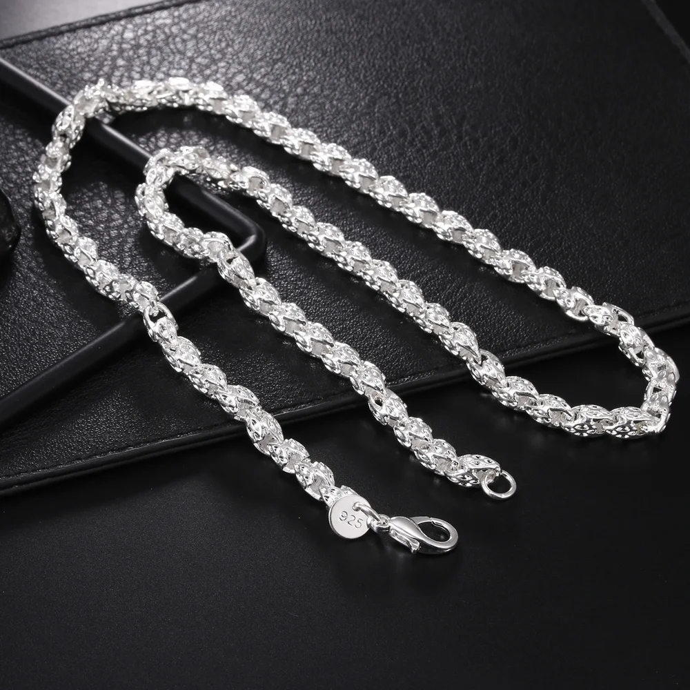 Hot charms 925 Sterling Silver - 925 Sterling Silver Chain Necklace Men review and price