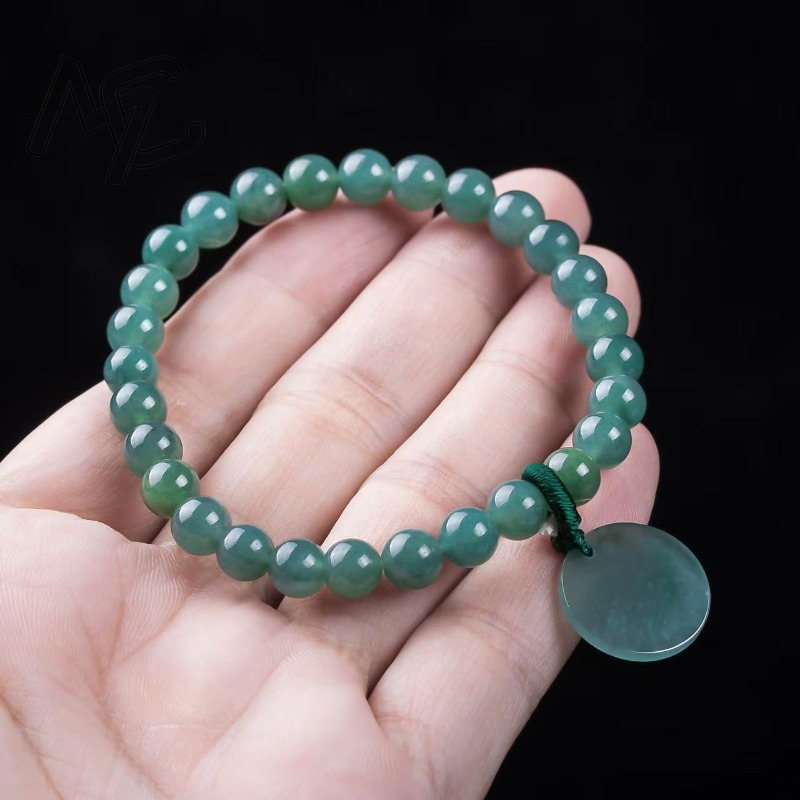 Natural Jadeite Blue Water Not - Bracelets review and price