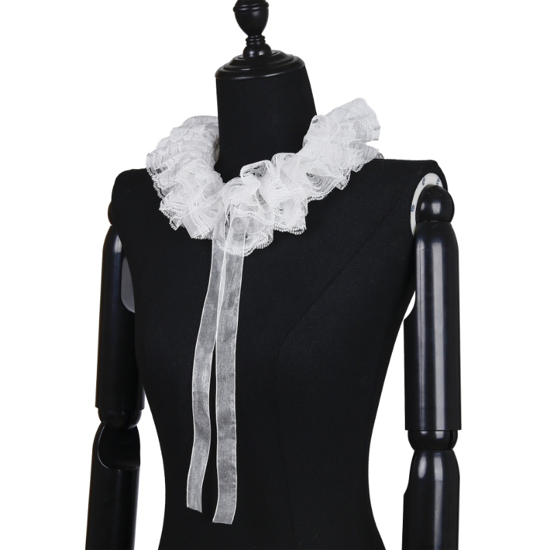Vintage Lace Ruff Collar & Lac - Necklaces review and price