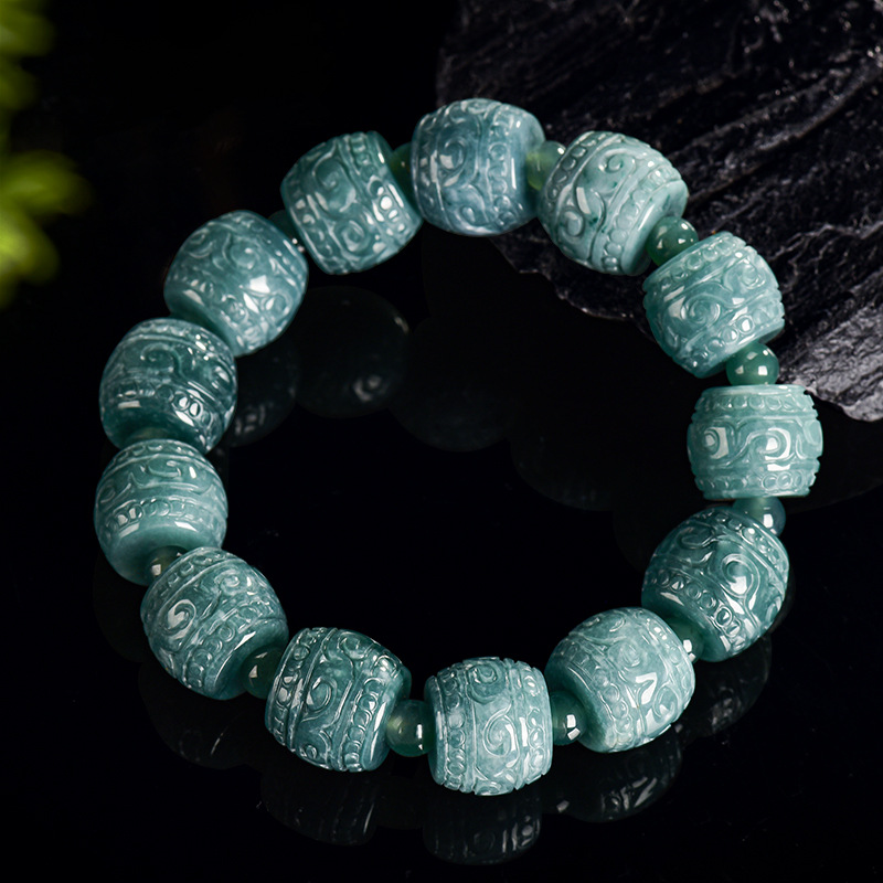 Natural Burmese Jadeite Carved - Bracelets review and price