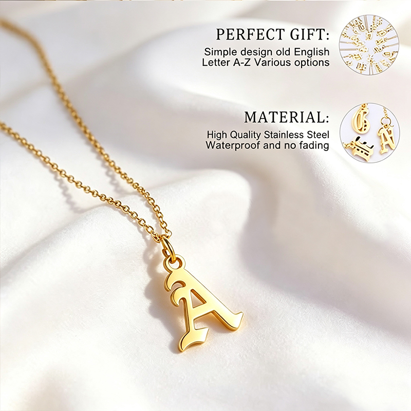 Letter Necklaces for Women Per - Initial Letter Necklace 18K Gold review and price
