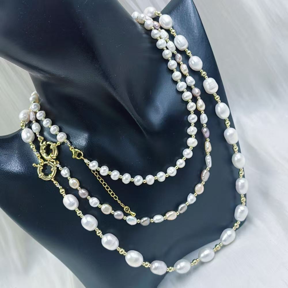 For Mother Jewelry Gift Purple - Pearl Choker Necklace Vintage review and price