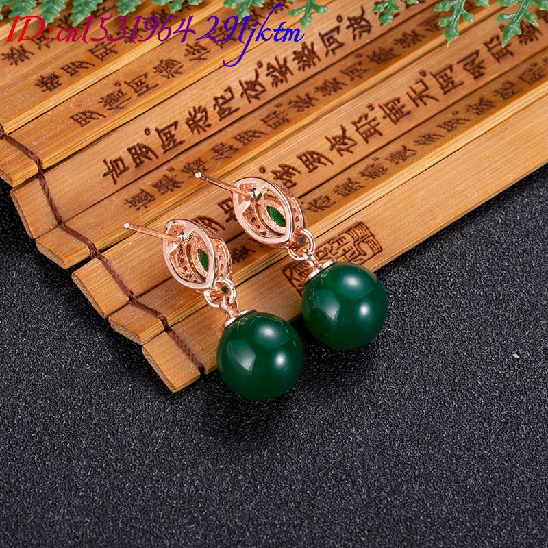 Natural Jade Bead Earrings Fas - Earrings review and price